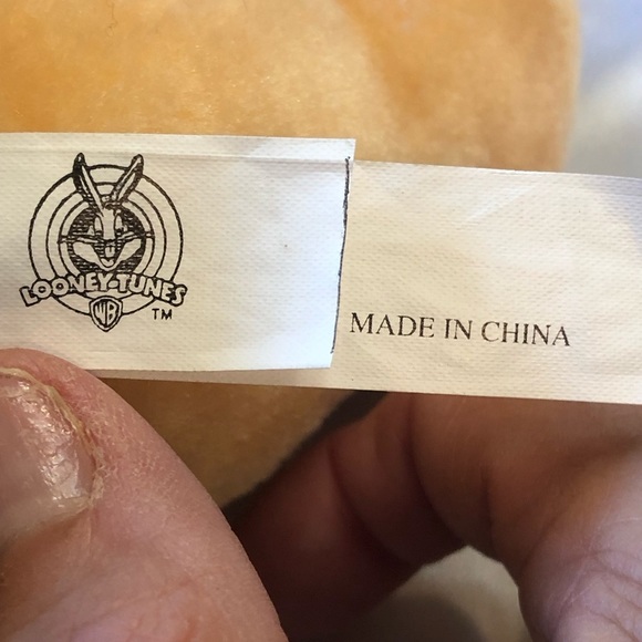 Vintage Porky Pig Plush Animal 1997 Ace Warner Looney Tunes with Tag - Picture 12 of 15